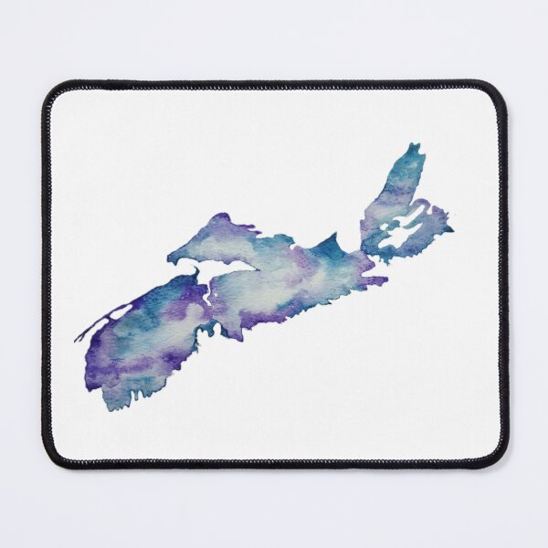 Item preview, Nova Scotia- watercolor in purple and blue designed and sold by JewelsNova.