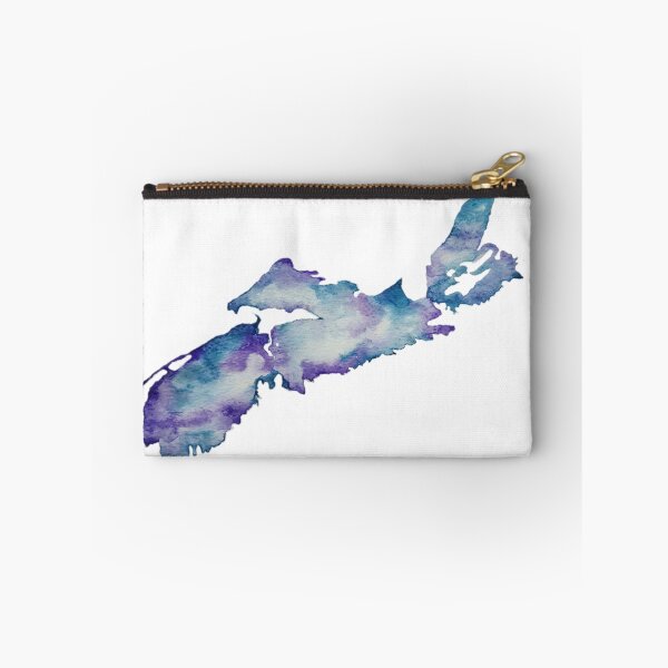 Item preview, Nova Scotia- watercolor in purple and blue designed and sold by JewelsNova.