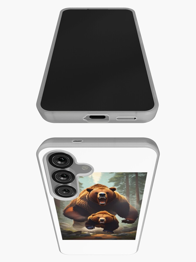 Thumbnail 3 of 4, Samsung Galaxy Phone Case, Bear chasing another bear designed and sold by TeeMugs3.