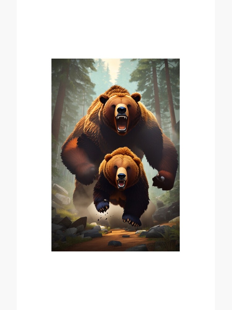 Thumbnail 4 of 4, Samsung Galaxy Phone Case, Bear chasing another bear designed and sold by TeeMugs3.