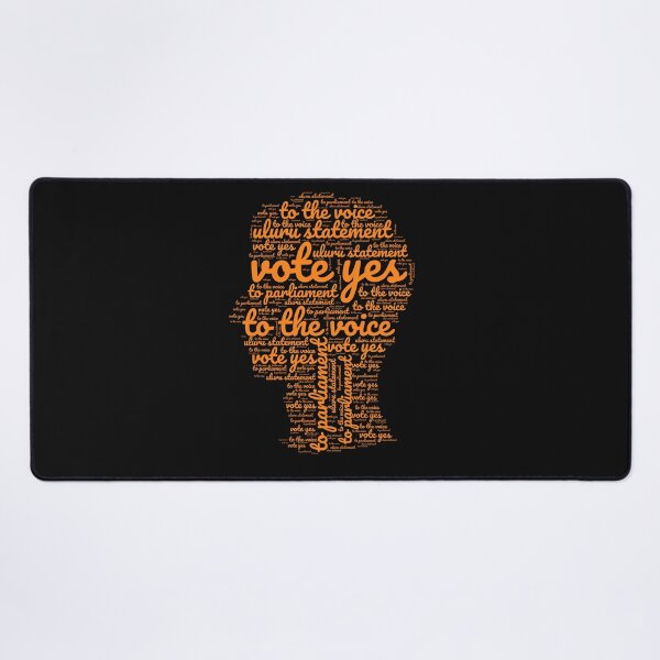 Item preview, Yes to the Voice to Parliament head shape words designed and sold by MK1FashionHub.