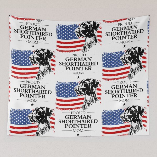Item preview, German Shorthaired Pointer Mom American Flag Patriotic Dog designed and sold by dogarts.