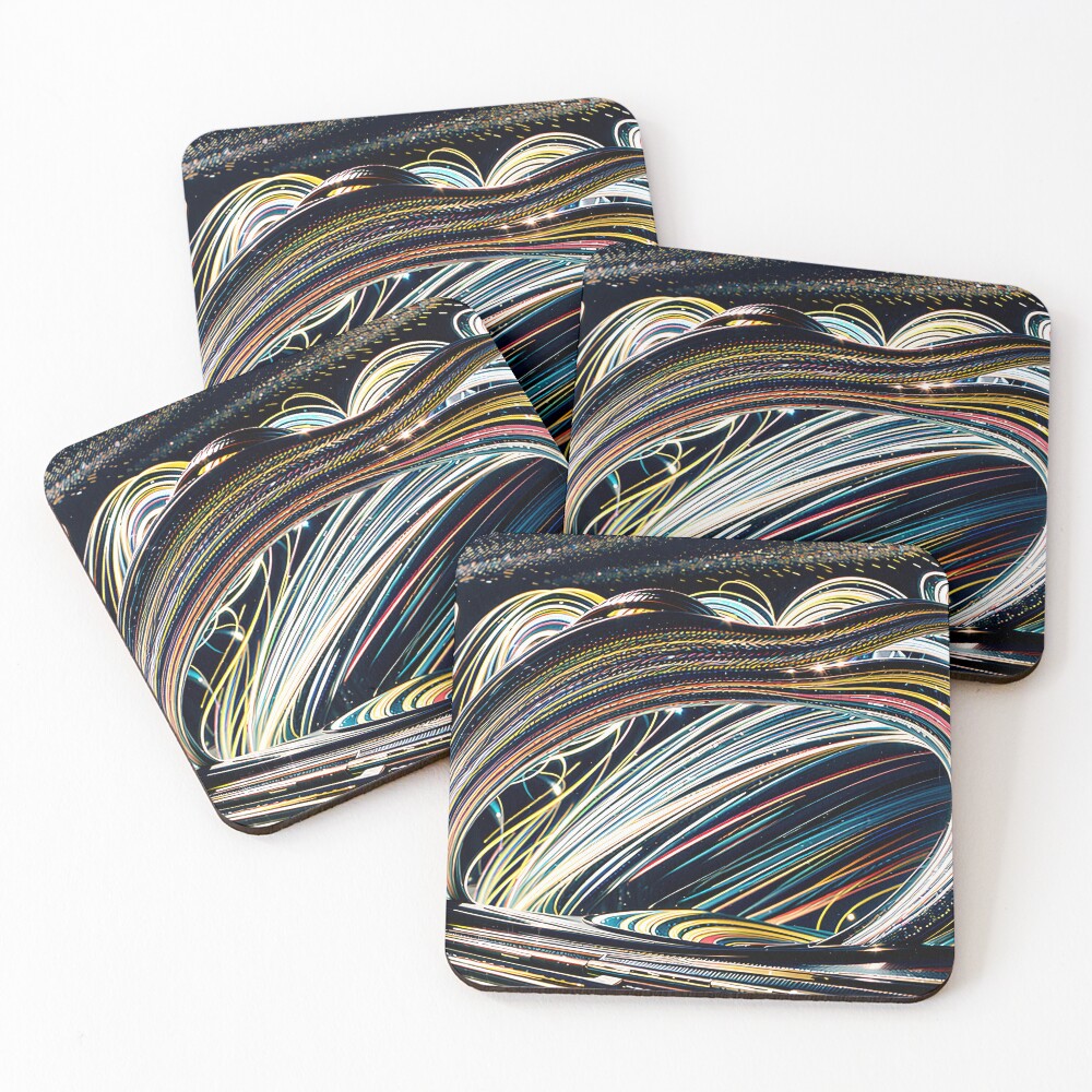 Item preview, Coasters (Set of 4) designed and sold by AIArtGenerator.