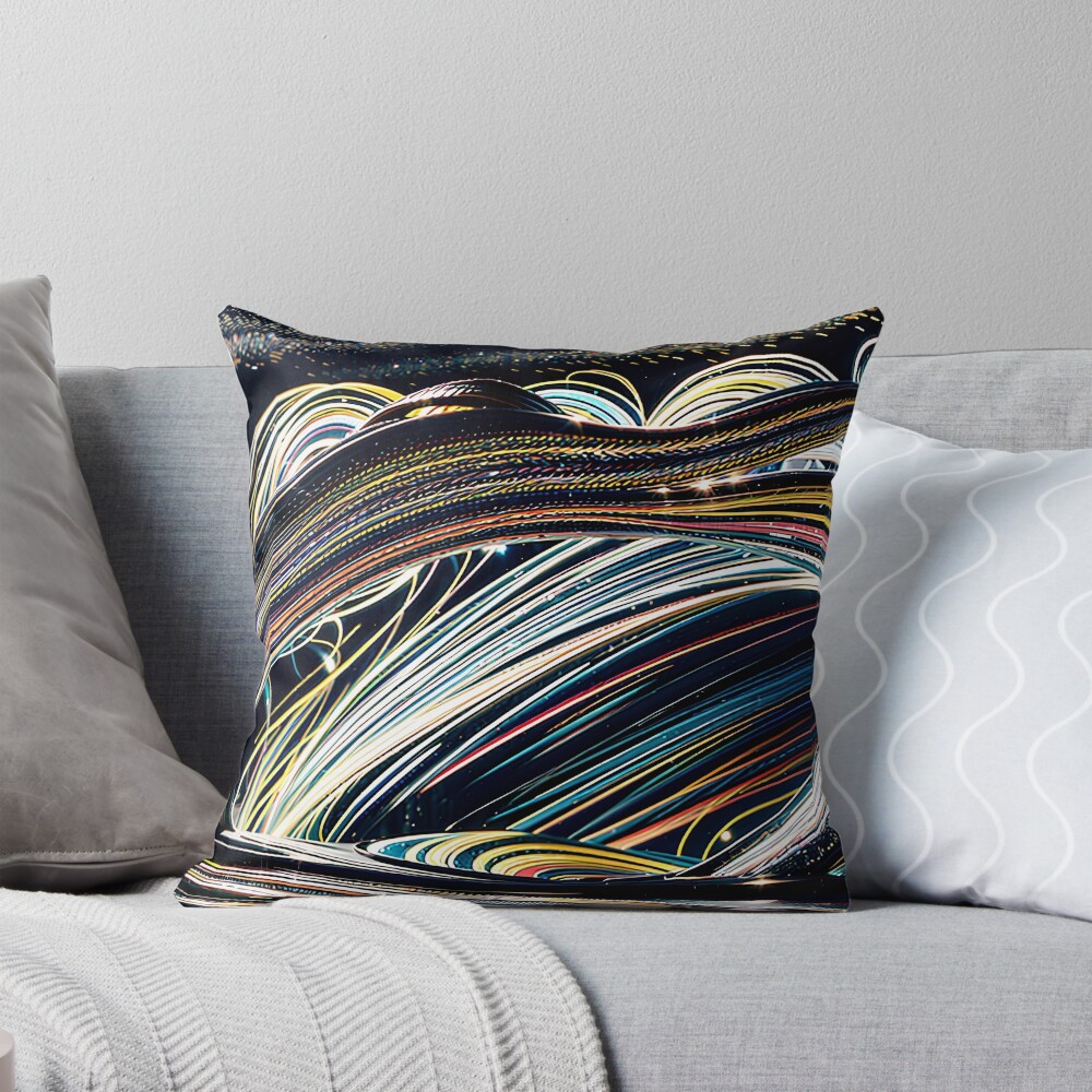 Item preview, Throw Pillow designed and sold by AIArtGenerator.