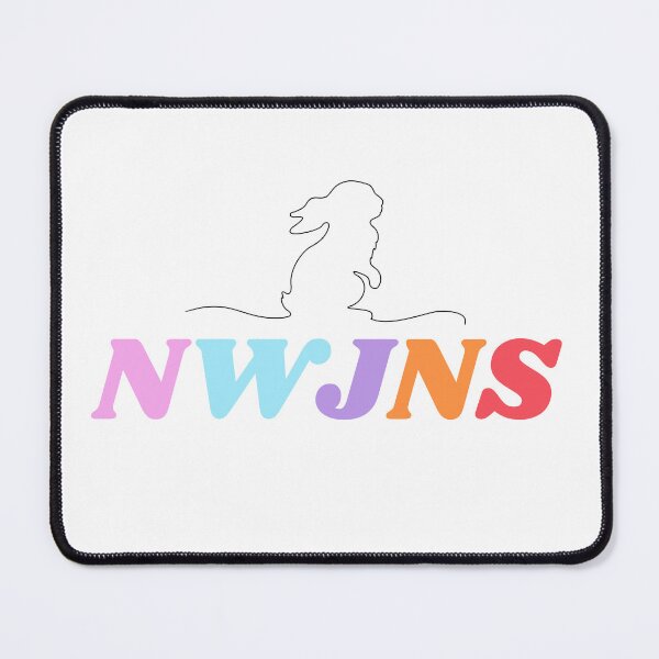 Item preview, NewJeans K-Pop Group, New Jeans Logo and Mascot Bunny, Kpop NWJNS Merch, Super Shy designed and sold by Julia Dorian.