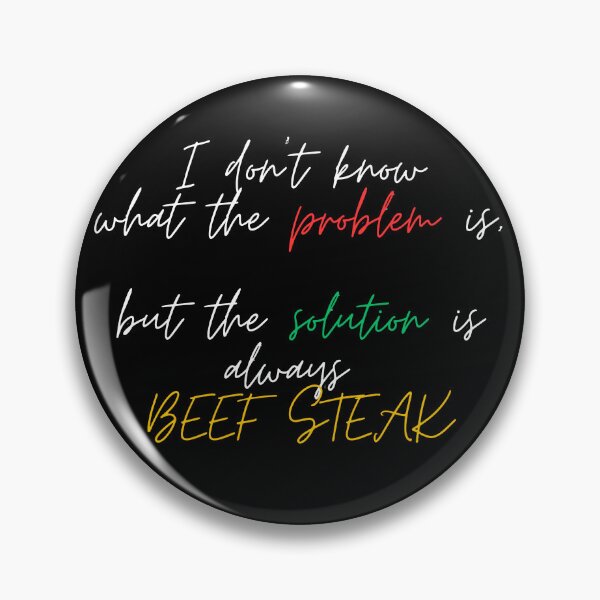 Item preview, Very Yankee Problems III - The Beef Steak Solution designed and sold by DevemDavam.