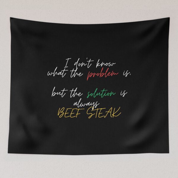 Item preview, Very Yankee Problems III - The Beef Steak Solution designed and sold by DevemDavam.