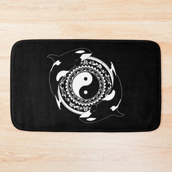 Item preview, Yin Yang Orcas designed and sold by NicGrayGraphic.