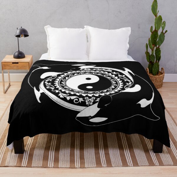 Item preview, Yin Yang Orcas designed and sold by NicGrayGraphic.