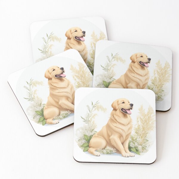 Item preview, Golden Retriever Puppy Campfire Comic Cartoon  designed and sold by Petsthetic.