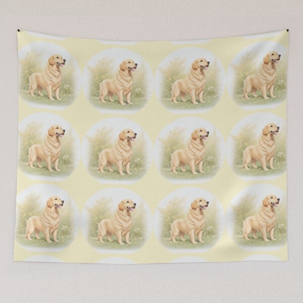 Item preview,  Golden Retriever Puppy Campfire Comic Cartoon  designed and sold by Petsthetic.