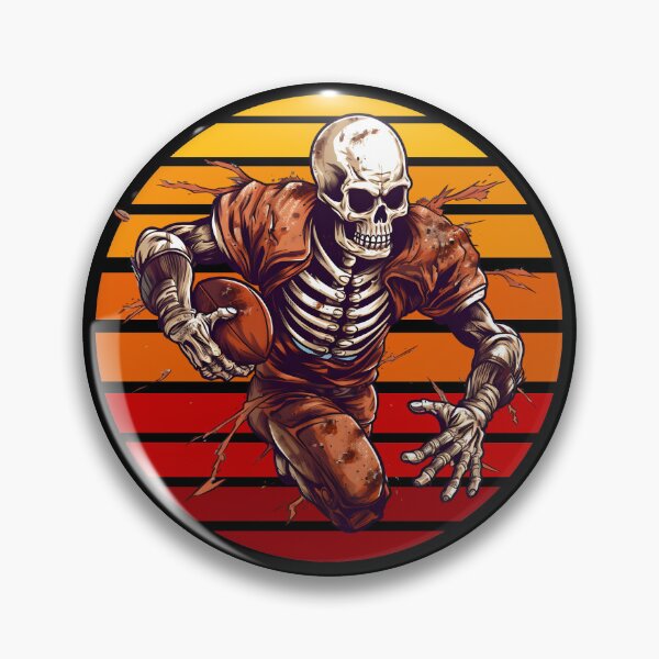 Item preview, Skeleton Football Player - Skeleton Playing Football designed and sold by elvisg03.