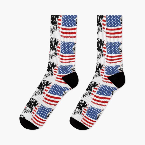 Item preview, German Shorthaired Pointer American Flag Patriotic Dog designed and sold by dogarts.