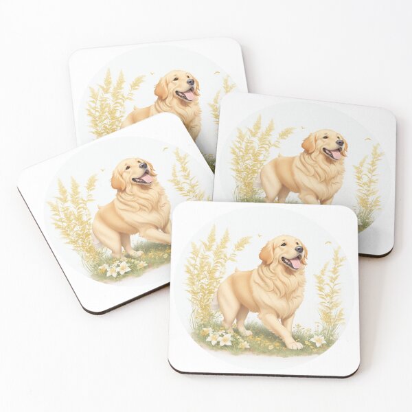 Item preview,  Golden Retriever Puppy Campfire Comic Cartoon  designed and sold by Petsthetic.