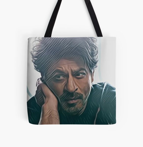 Shah Rukh Khan - Main hoon na bollywood - White Tote Bag - Frankly Wearing