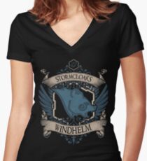 Stormcloaks - Windhelm Women's Fitted V-Neck T-Shirt