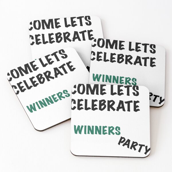 Item preview, come lets celebrate winner party designed and sold by AliArtWork.