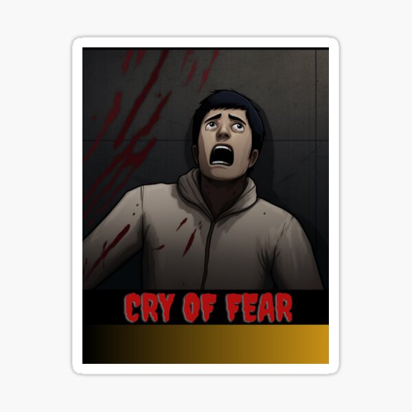 "Cry of Fear " Sticker for Sale by Teetastic123 | Redbubble
