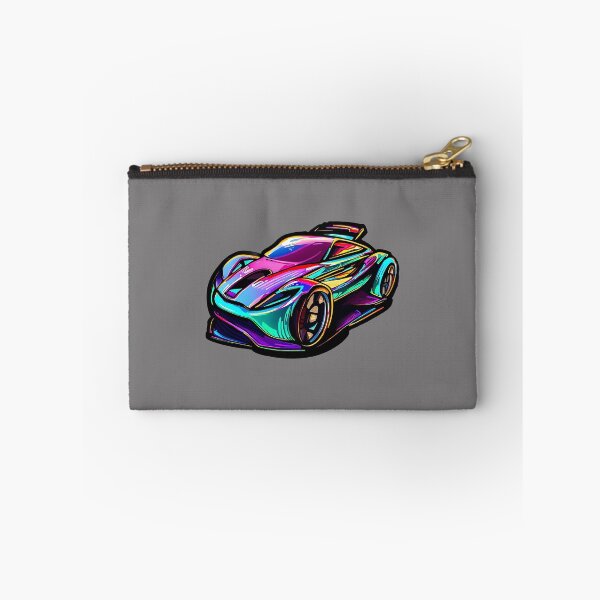Item preview, Neon colorful car. Cartoon style designed and sold by TheInspiredAI.
