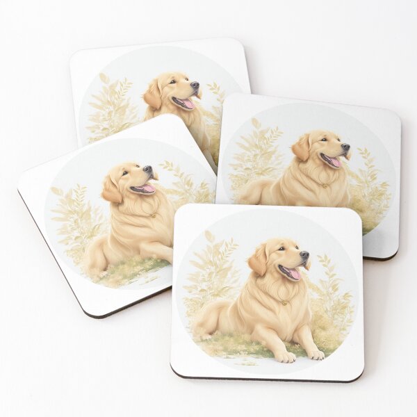 Item preview,  Golden Retriever Puppy Campfire Comic Cartoon  designed and sold by Petsthetic.