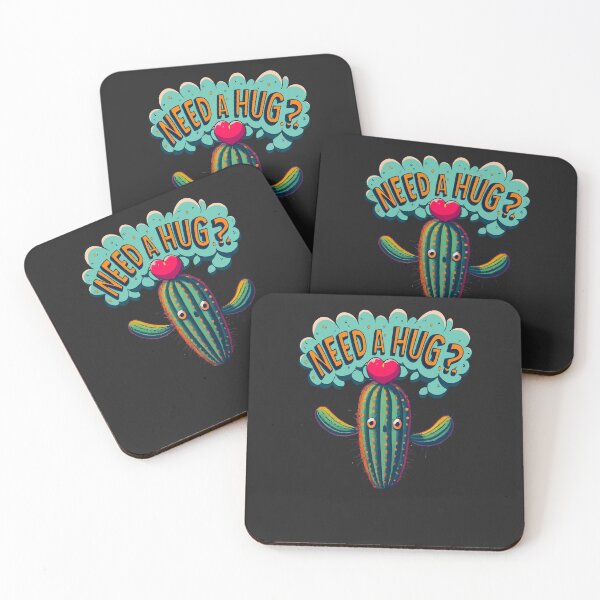 Item preview, Need a hug, cactus lovers, for positive prickly minds,  gardening, gift designed and sold by bubblylive.