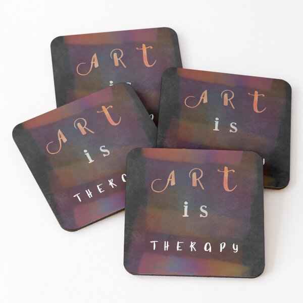 Item preview, Art is therapy #motivationialquote designed and sold by JBJart.