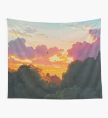 Studio Ghibli Landscape Wall Tapestry