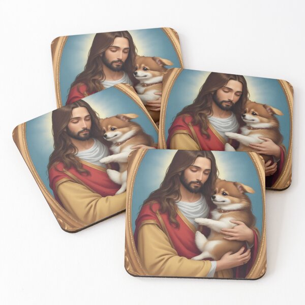 Item preview, Jesus Carrying a Pomeranian designed and sold by memezart.