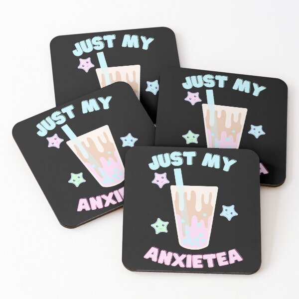Item preview, Just My Anxietea Anxiety Pun designed and sold by AKawaiiPastels.
