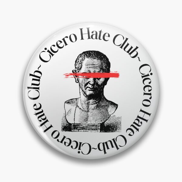 Item preview, Cicero Hate Club (Light Mode) designed and sold by Kenzie King.
