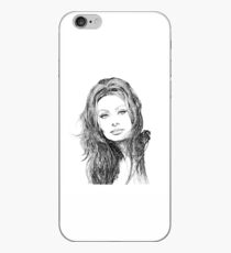 Sophia Loren Pencil Drawing iPhone Case