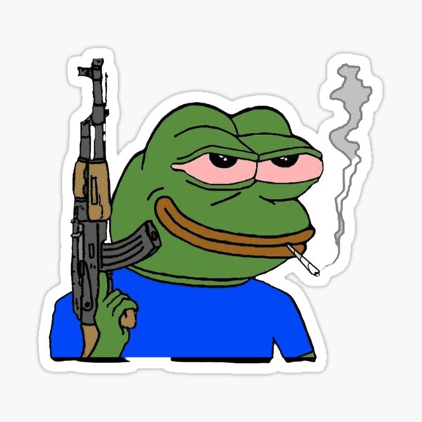 Pepega -Twitch Emote Sticker for Sale by renukabrc