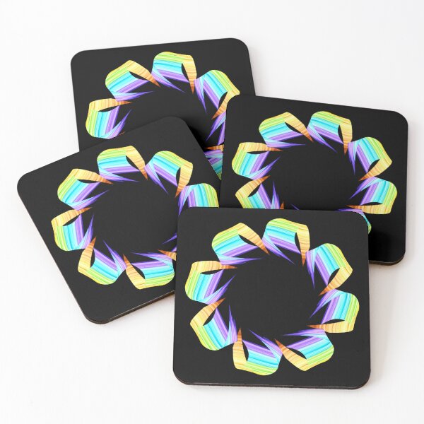 Item preview, rainbow mandala designed and sold by Meo Design.