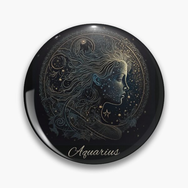 Item preview, Aquarius Zodiac Sign designed and sold by ieluxury.