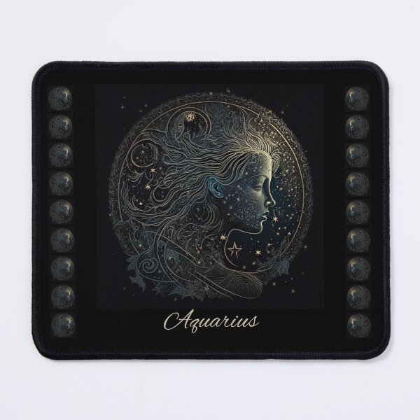 Item preview, Aquarius Zodiac Sign designed and sold by ieluxury.