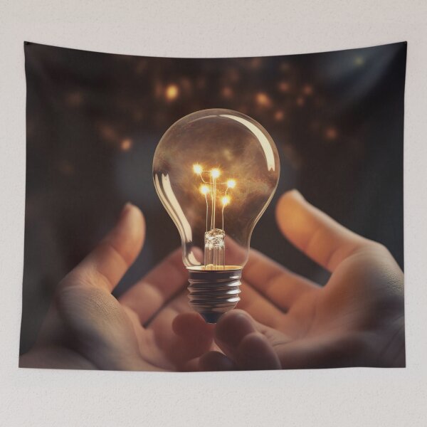 Item preview, Light bulb Art designed and sold by Aestheticlanart.