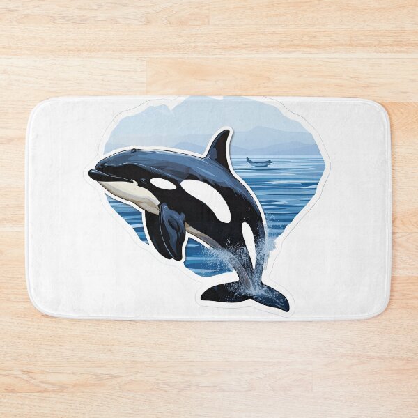 Item preview, Black and white dolphin designed and sold by abmkf.