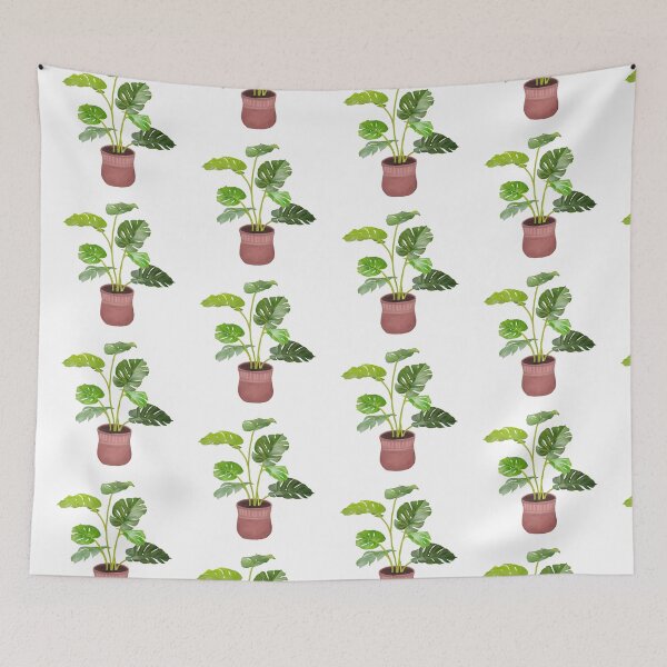 Item preview, Adorable monstera digital painting designed and sold by ArtistryByColls.