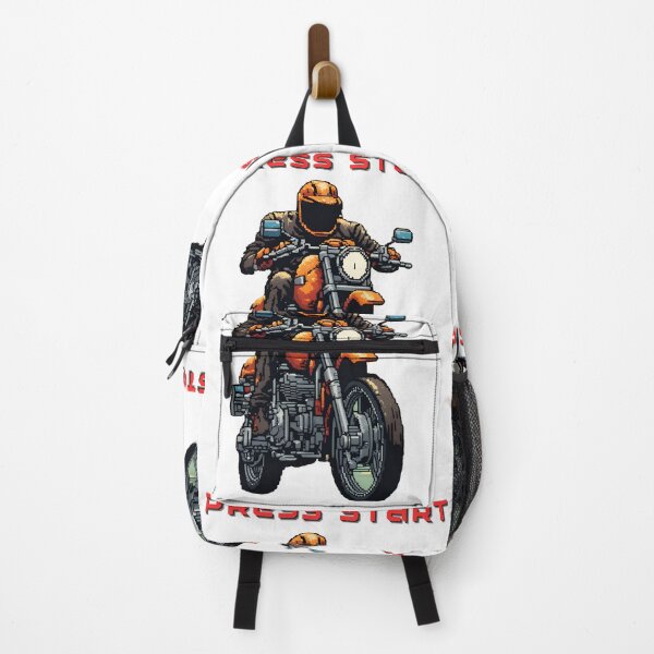 Item preview, pixel motorcycle Press start designed and sold by Rhmony.