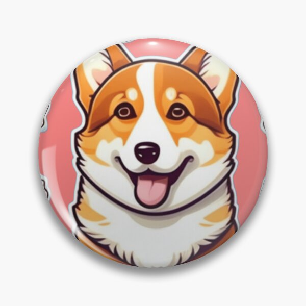 Artikelvorschau, Niedlicher Corgi mit Blumenmuster entworfen und verkauft von Roxburylane.