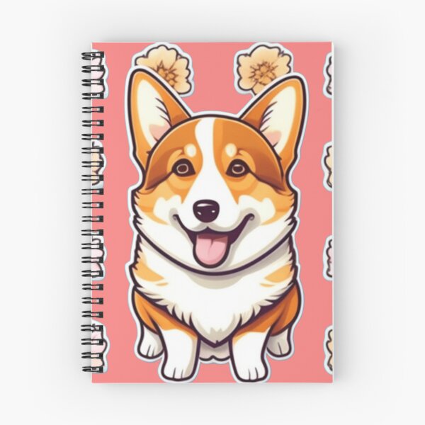 Artikelvorschau, Niedlicher Corgi mit Blumenmuster entworfen und verkauft von Roxburylane.
