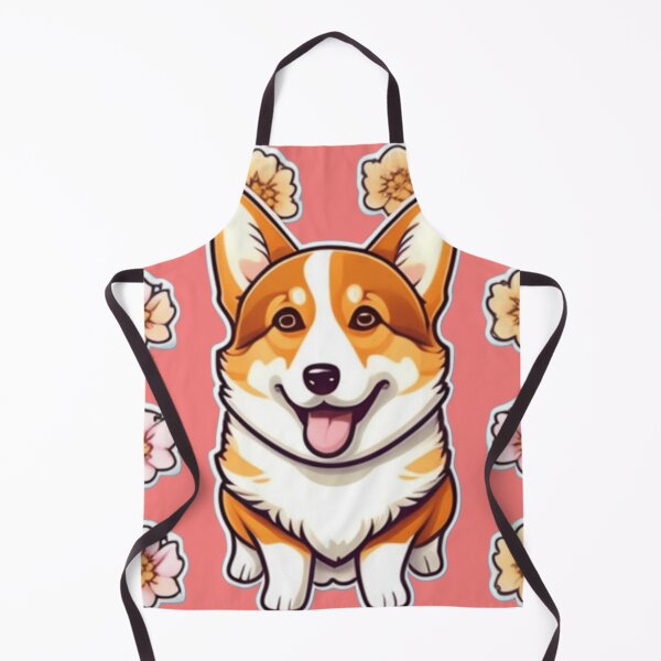 Artikelvorschau, Niedlicher Corgi mit Blumenmuster entworfen und verkauft von Roxburylane.