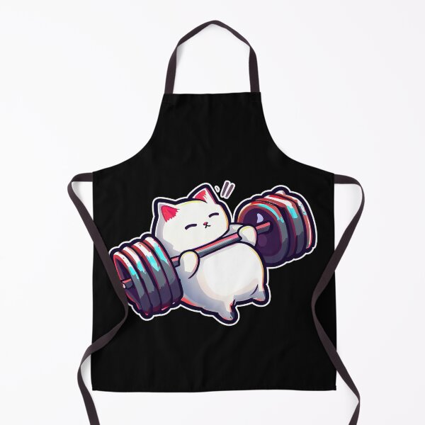 Item preview, Funny Kitten Cat Lifting Weights at the Gym Exercising designed and sold by RosmirStore.