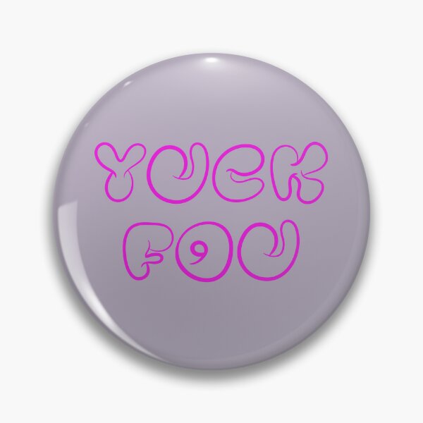 Item preview, Yuck fou -in hot pink trend color designed and sold by EmeraldeaArt.