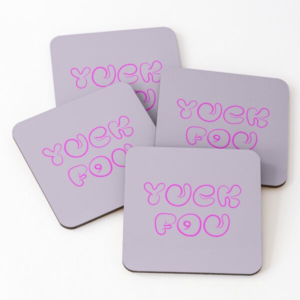 Item preview, Yuck fou -in hot pink trend color designed and sold by EmeraldeaArt.