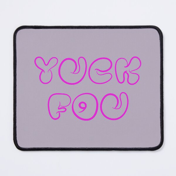 Item preview, Yuck fou -in hot pink trend color designed and sold by EmeraldeaArt.