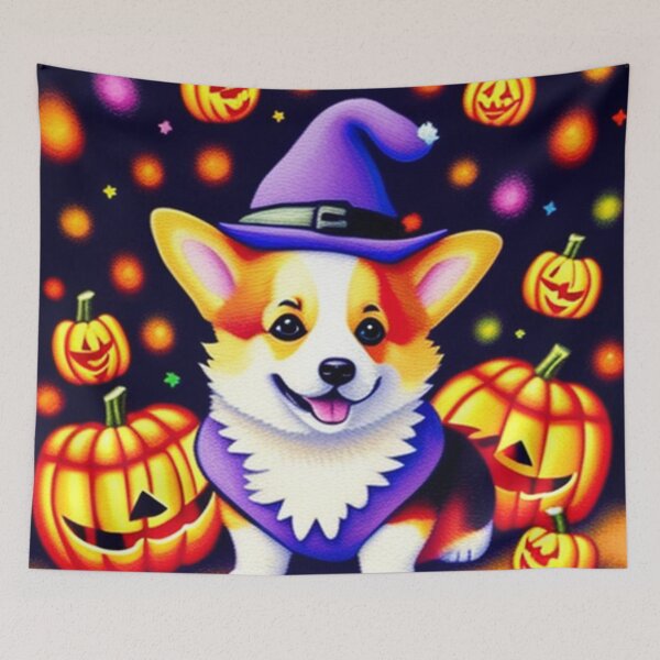 Item preview, Corgi Halloween  designed and sold by Roxburylane.