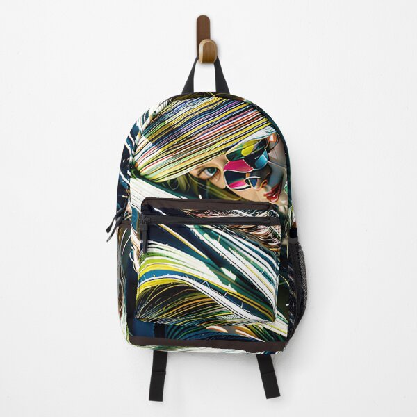 Item preview, A Woman Covered in Lines designed and sold by AIArtGenerator.