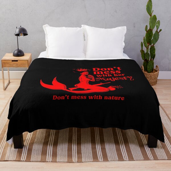 Item preview, Don't mess with her Majesty - Mermaid art designed and sold by obedtheartist.