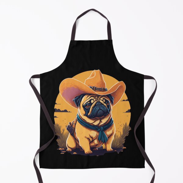 Item preview, Pug cowboy designed and sold by Pug-Obsession.